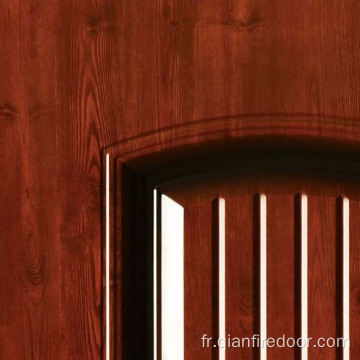 Peau de porte en bois supérieure Porte double en bois